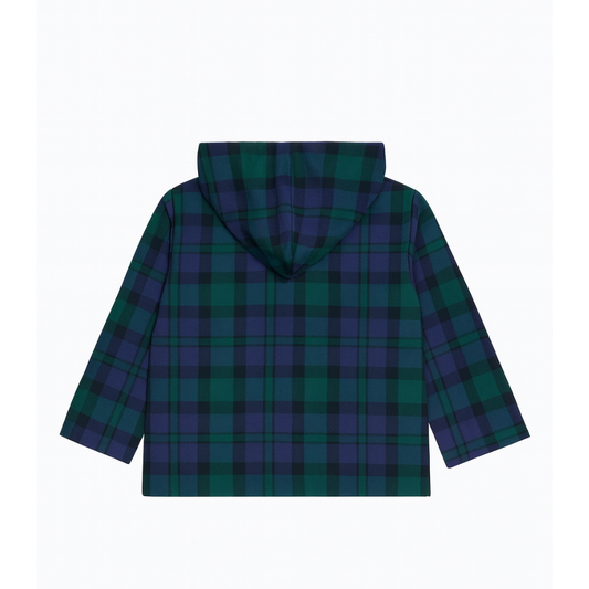 Camisa New York xadrez verde e azul - Babydita