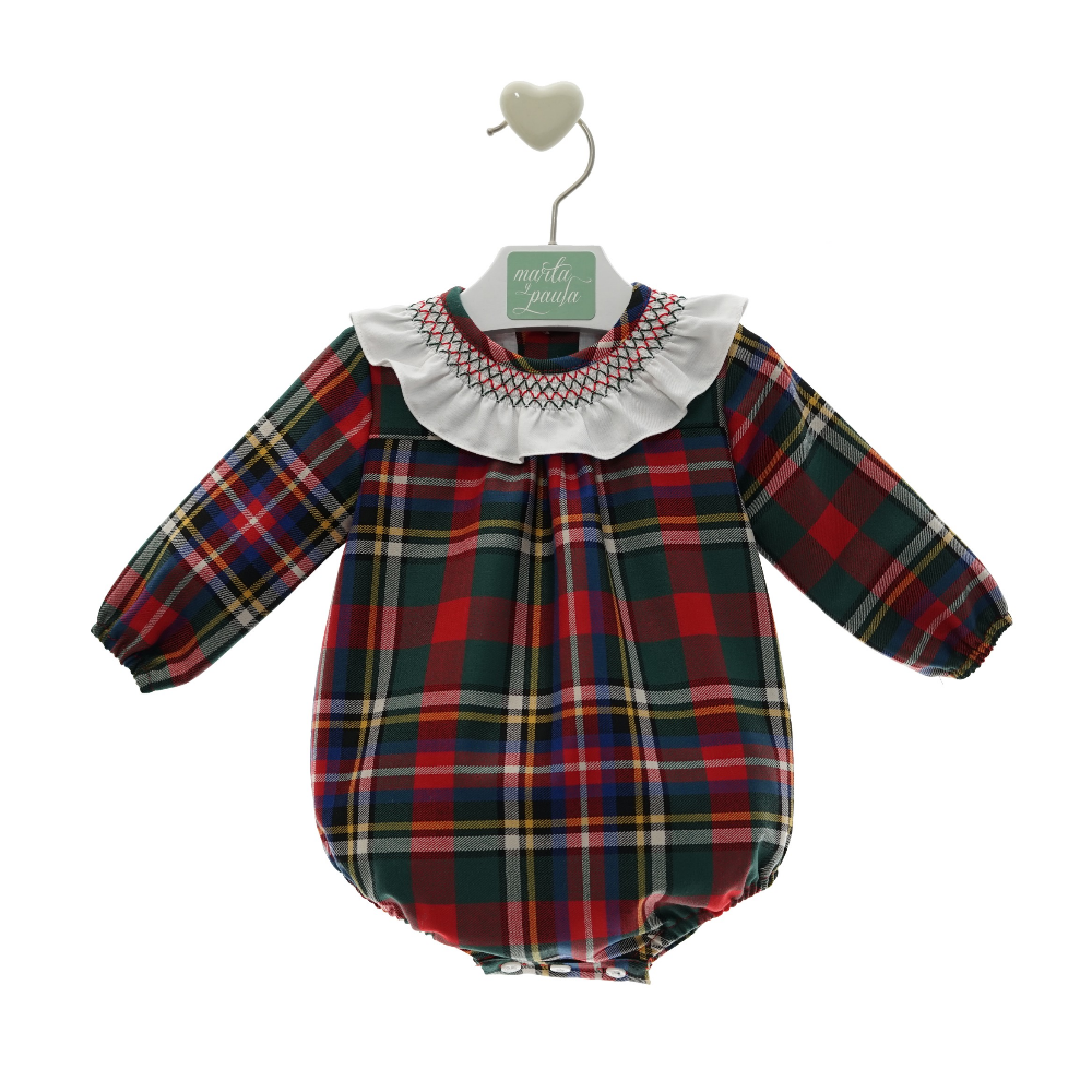 Fofo bebé menina xadrez "Marilyn" – Marta y Paula