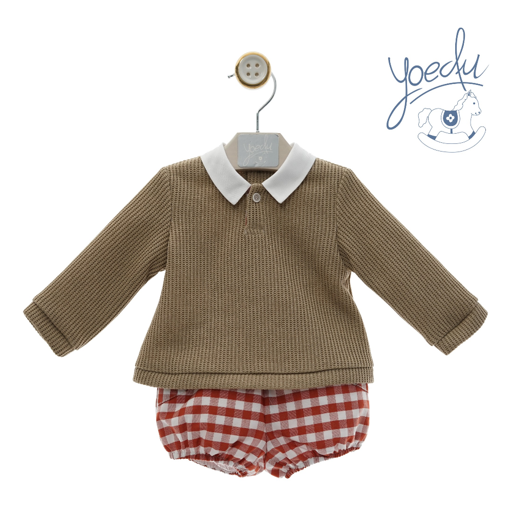 Conjunto bebé menino "Cretona" - Yoedu