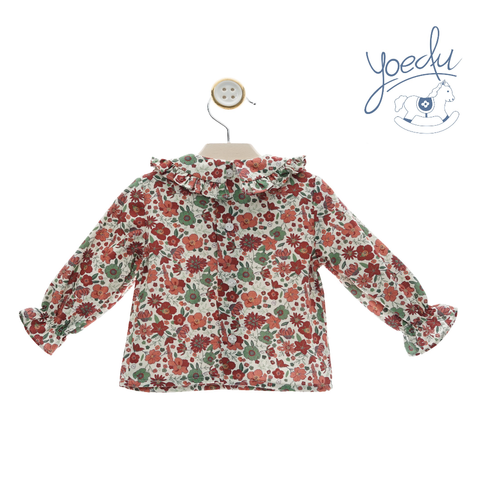 Conjunto bebé menina "Cretona" - Yoedu