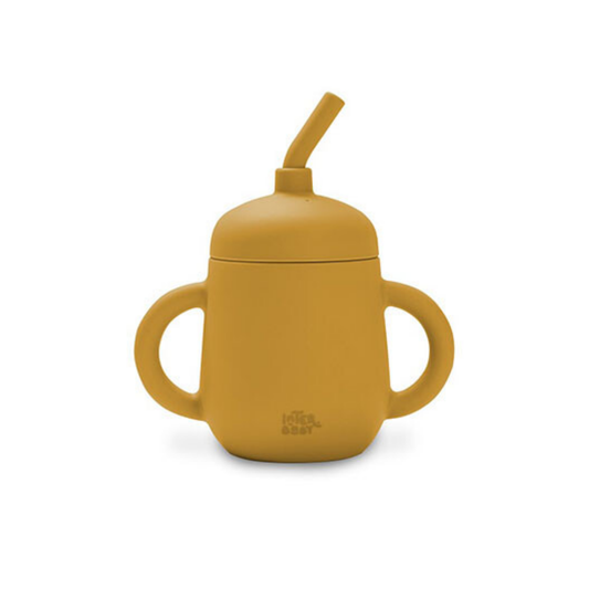 Copo anti gota + palha silicone