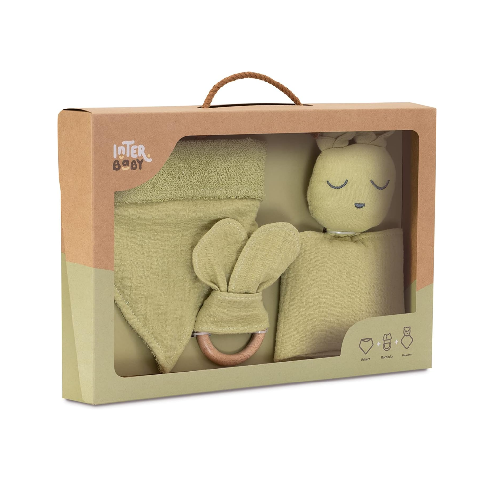 Conjunto Babete + Mordedor + Doudou