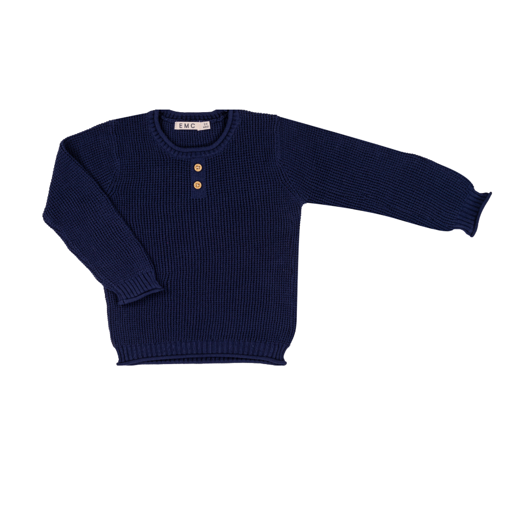 Camisola de malha Azul - EMC