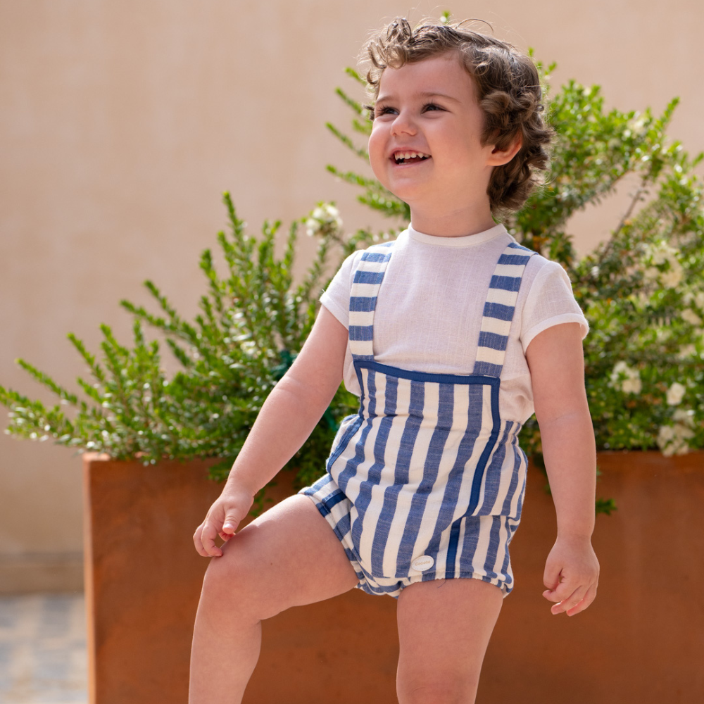 Fofo às riscas azuis com t-shirt - Cocote