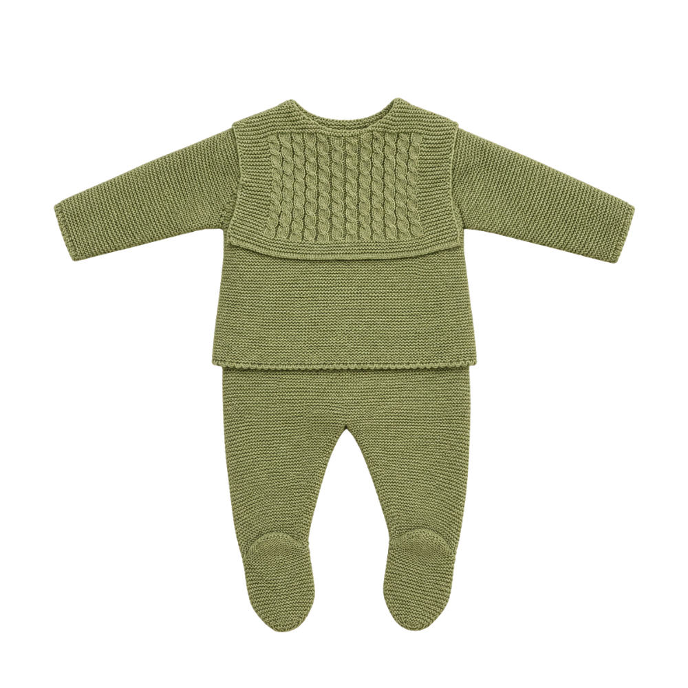 Conjunto de Malha para Bebé Verde - Sigar
