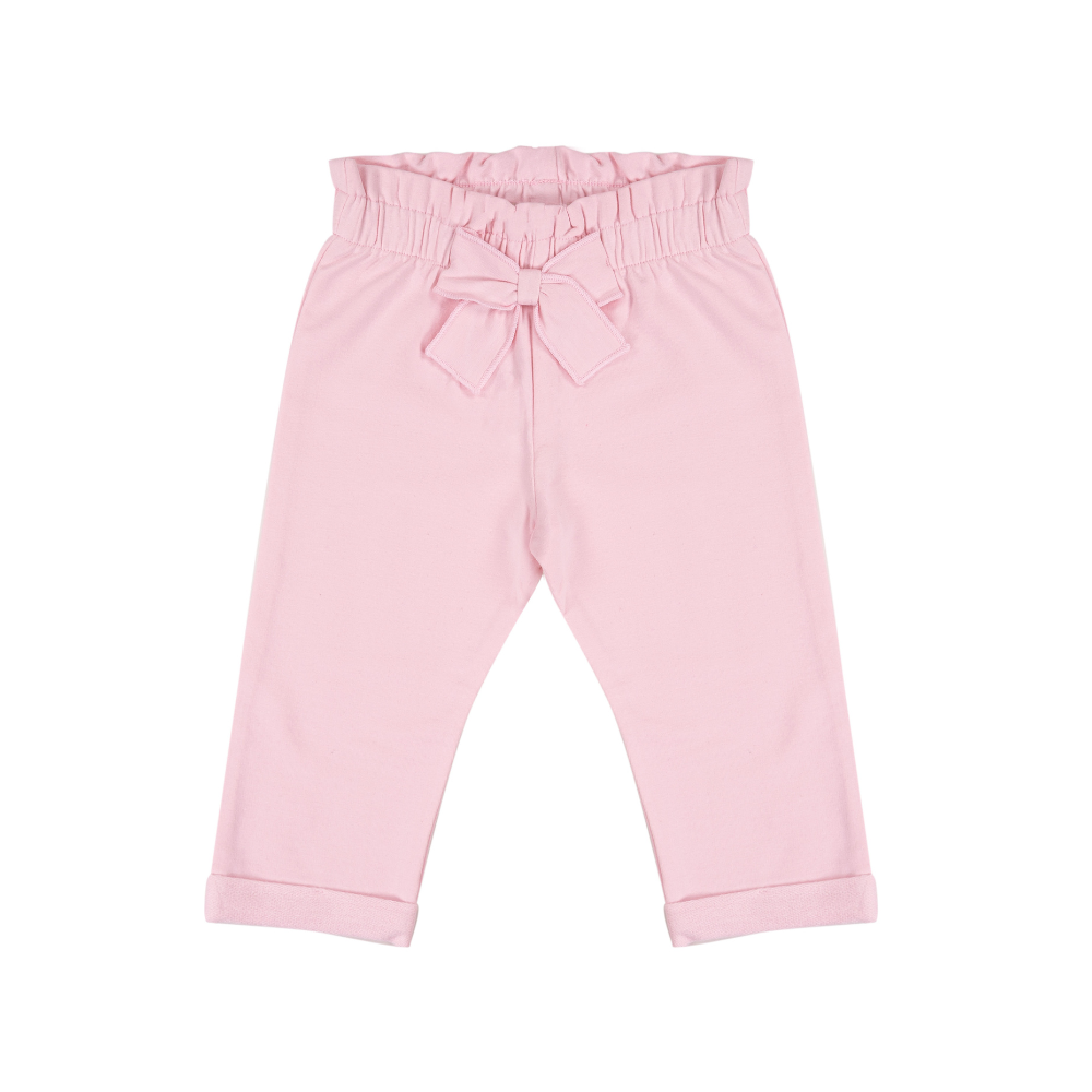 Calças Rosa Bebé com Laço - EMC