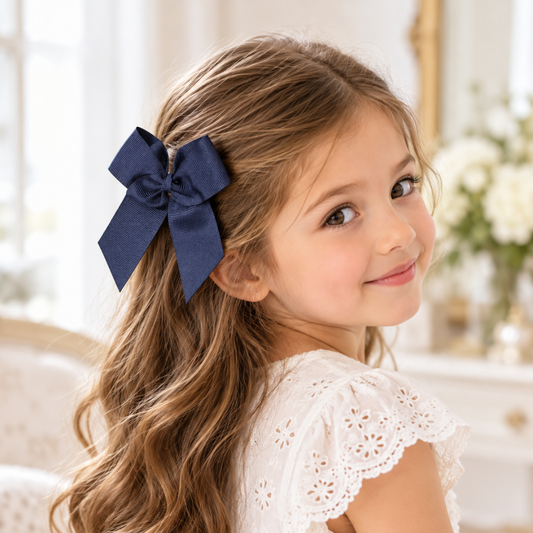Laço de Cabelo Azul-Marinho - Cóndor
