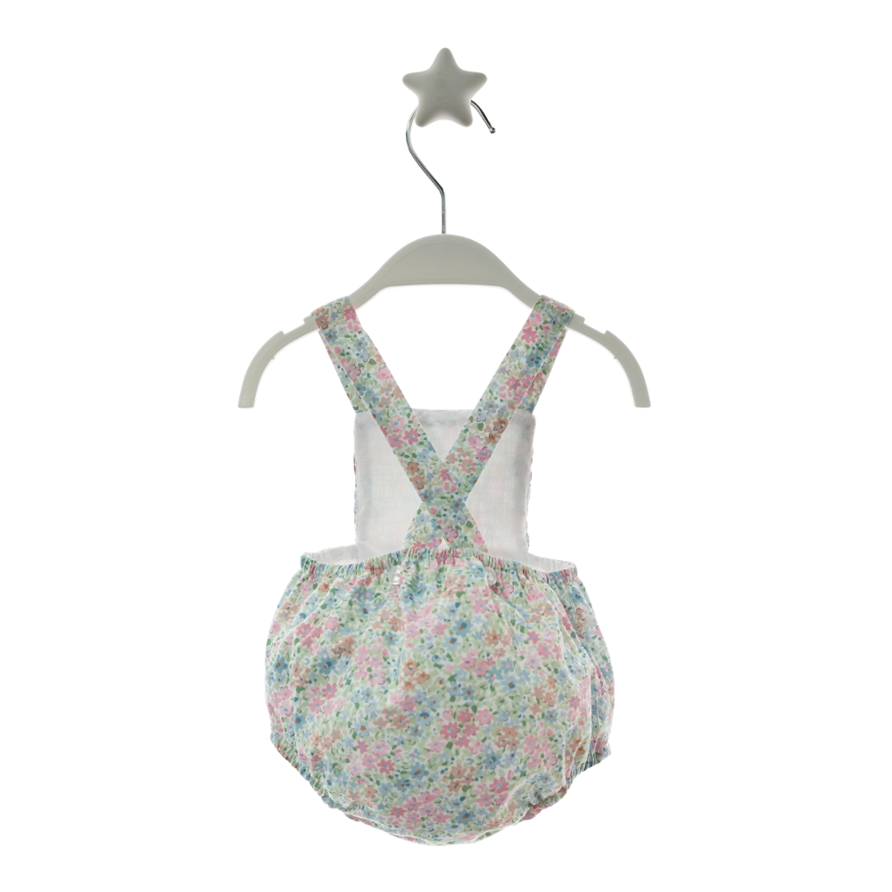 Fofo bebé Floral com Alças Cruzadas - Micolino