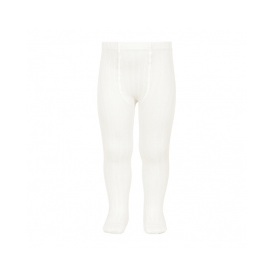 Collants com Pé Canelados Brancos – Cóndor