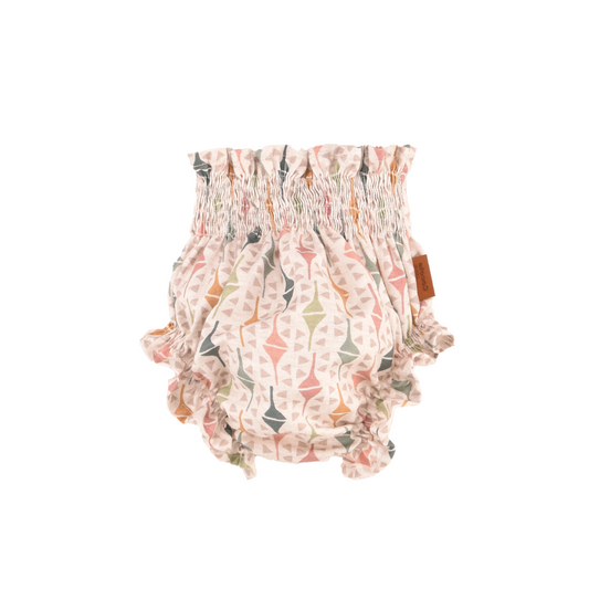 Tapa fraldas em algodão com estampado geométrico - Cocote