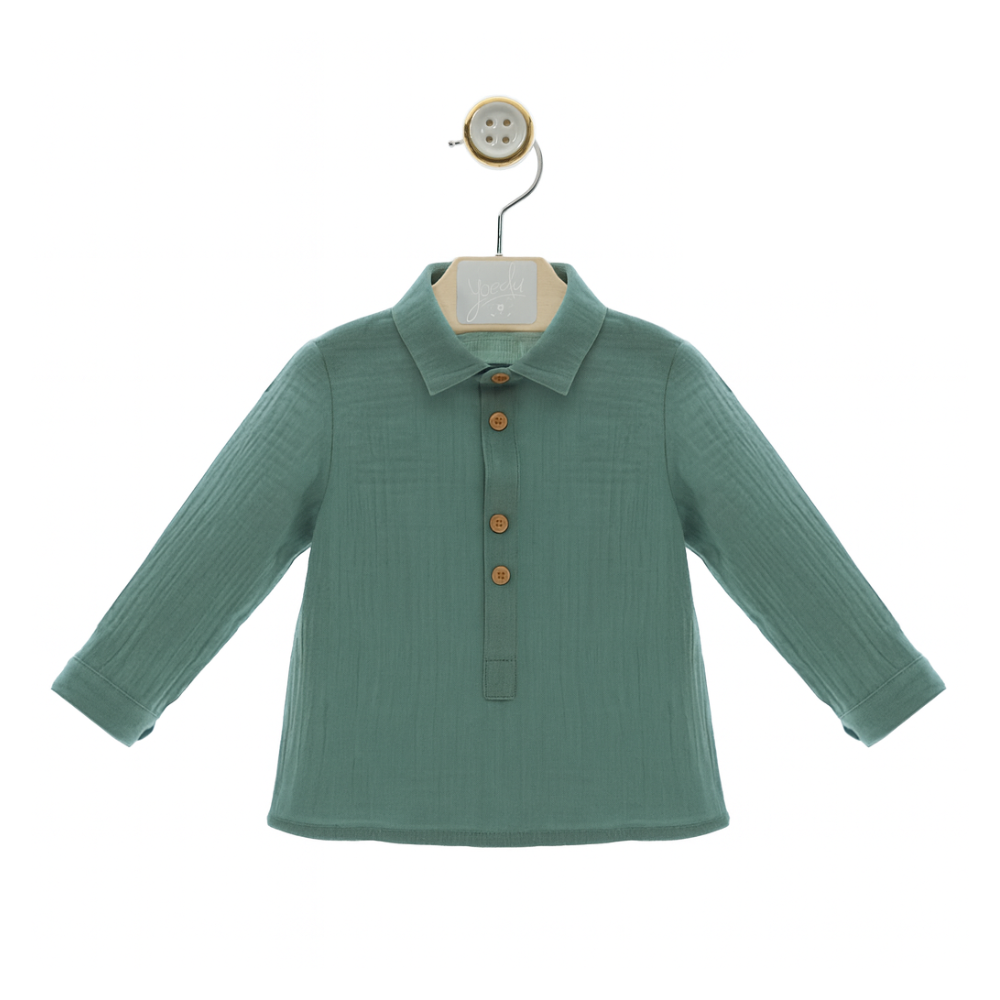 Camisa menino verde - Yoedu