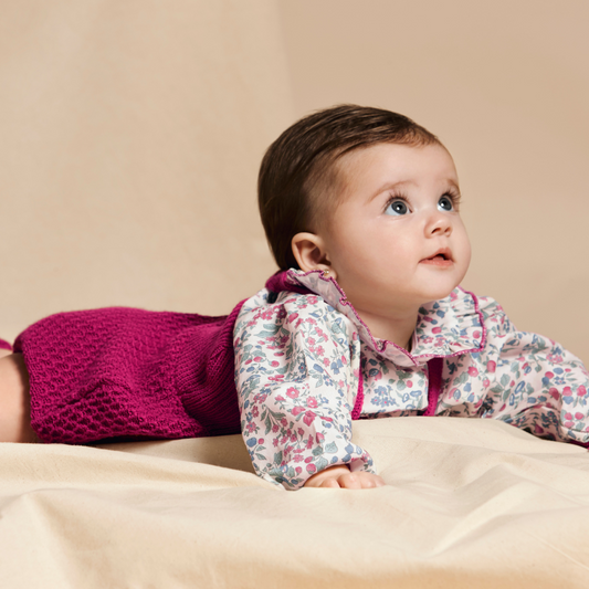 Conjunto bebé menina floral - Juliana