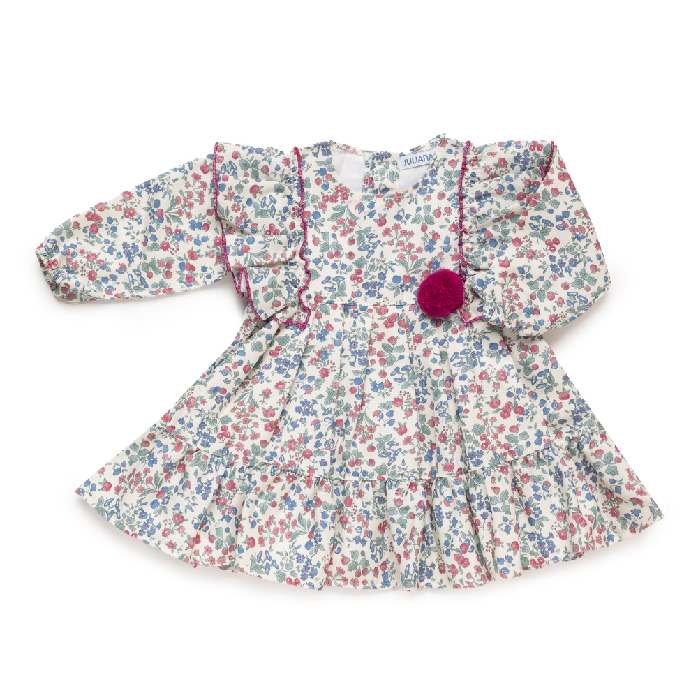Vestido menina floral - Juliana