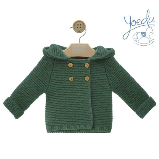 Casaco de malha com pompom - Yoedu