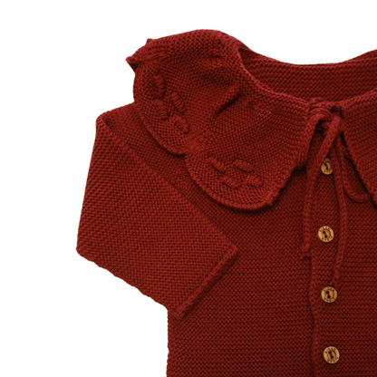 Conjunto Malha Bebé – 2 Peças com Gola Bordada | Babydita