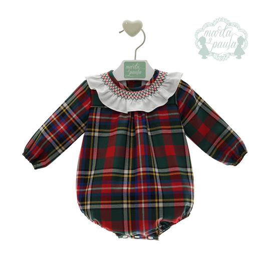 Fofo bebé menina xadrez "Marilyn" – Marta y Paula