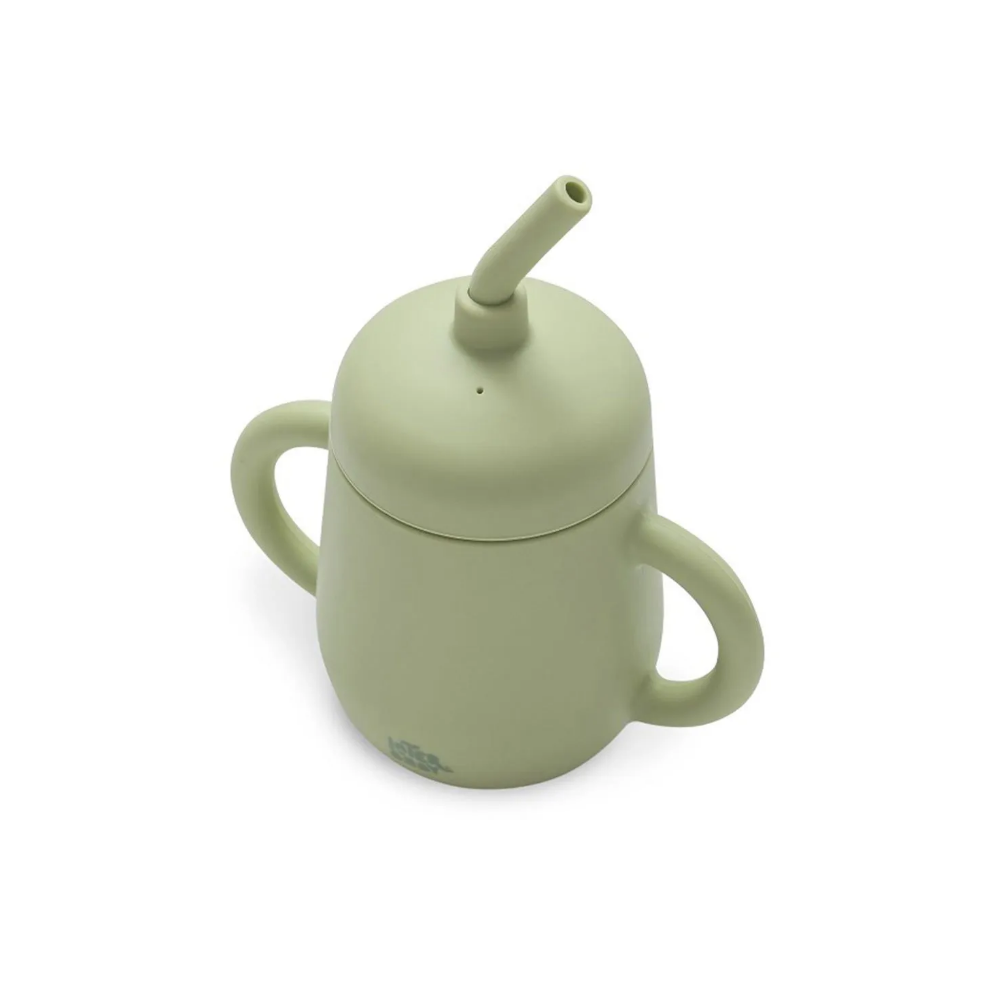 Copo anti gota + palha silicone