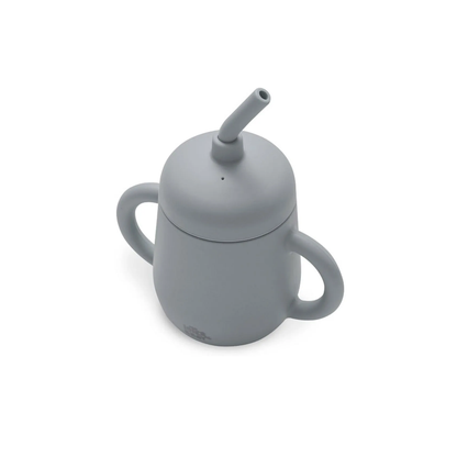 Copo anti gota + palha silicone