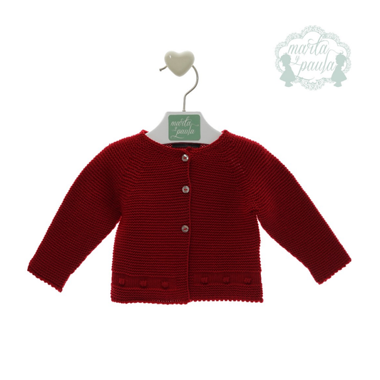 Casaco bebé menina em malha - Marta y Paula
