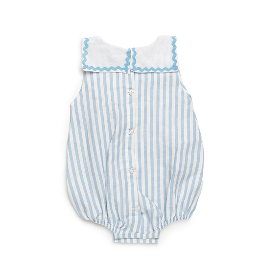 Fofo às Riscas Azul com Gola Branca- Juliana