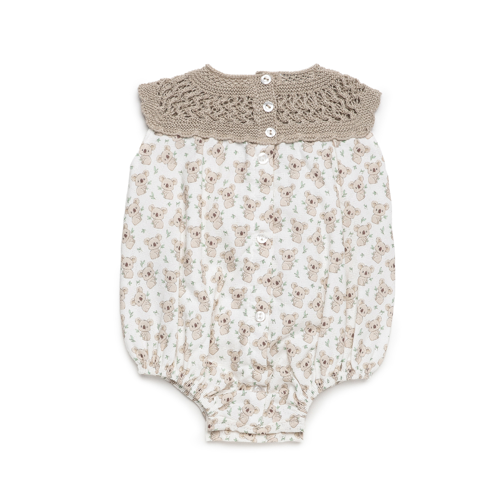 Fofo Estampado com Gola de Malha- Juliana