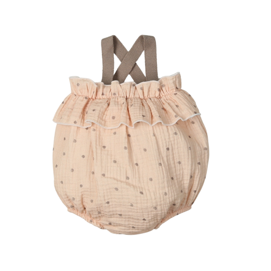 Fofo em cor pêssego com Pintas e Folho para Bebé - Mac Ilusión