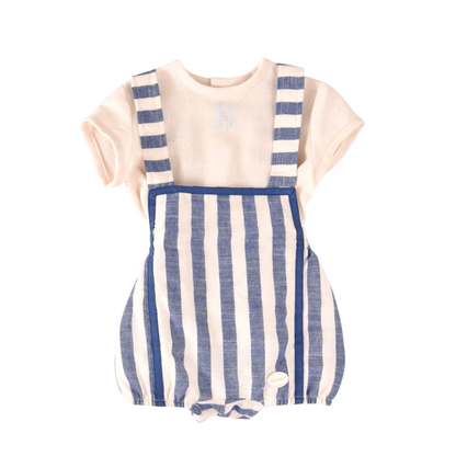 Fofo às riscas azuis com t-shirt - Cocote