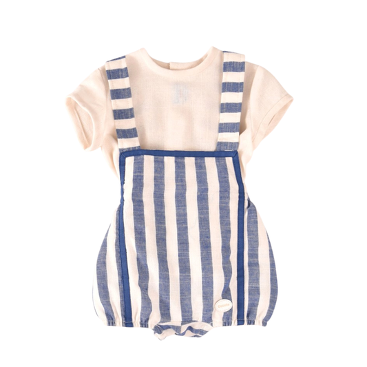 Fofo às riscas azuis com t-shirt - Cocote