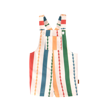 Jardineiras às riscas multicolor - Cocote