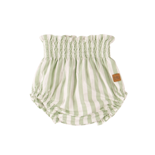 Tapa fraldas riscas verdes- José Varón