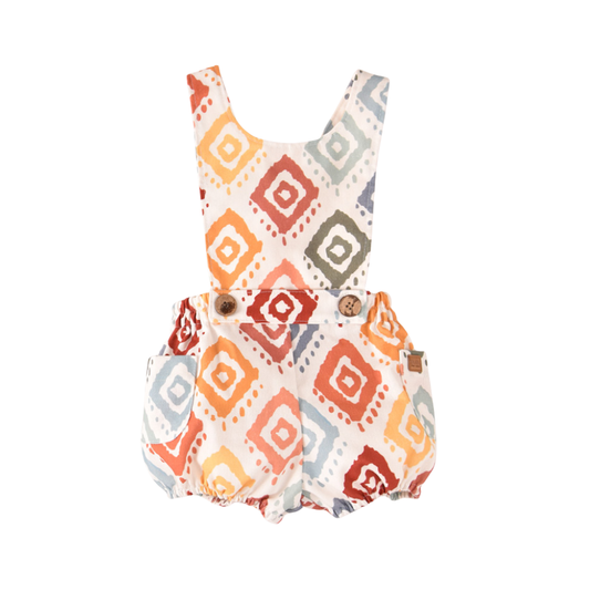 Fofo estampado multicolor com bolsos- José Varón