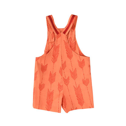 Jardineira laranja estampada - José Varón