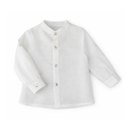 Camisa branca de menino