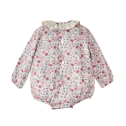 Fofo Floral com Gola de Folho- Cocote