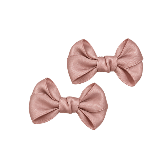 Conjunto de 2 Laços de Cabelo Rosa Velho