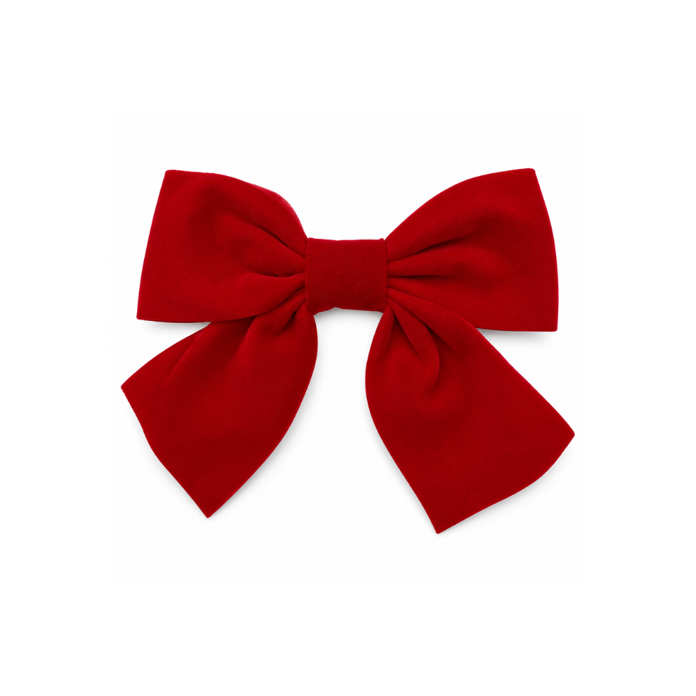 Laço de Cabelo Grande Vermelho
