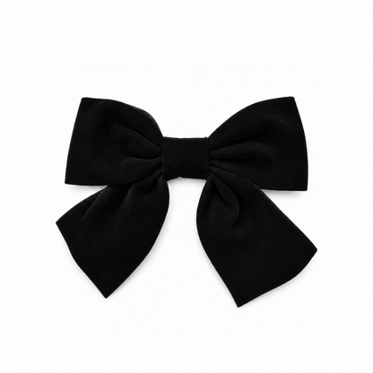 Laço de Cabelo Grande Preto