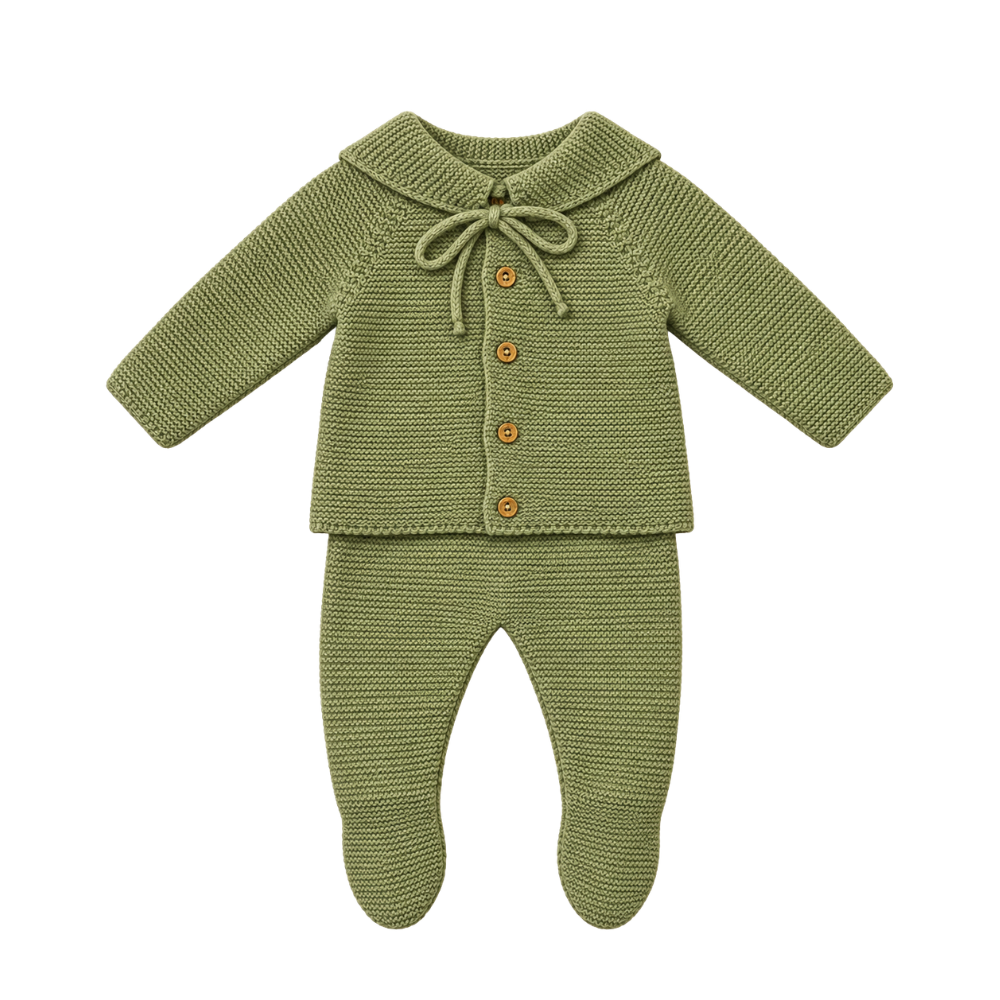 Conjunto de Malha para Bebé Verde - Sigar