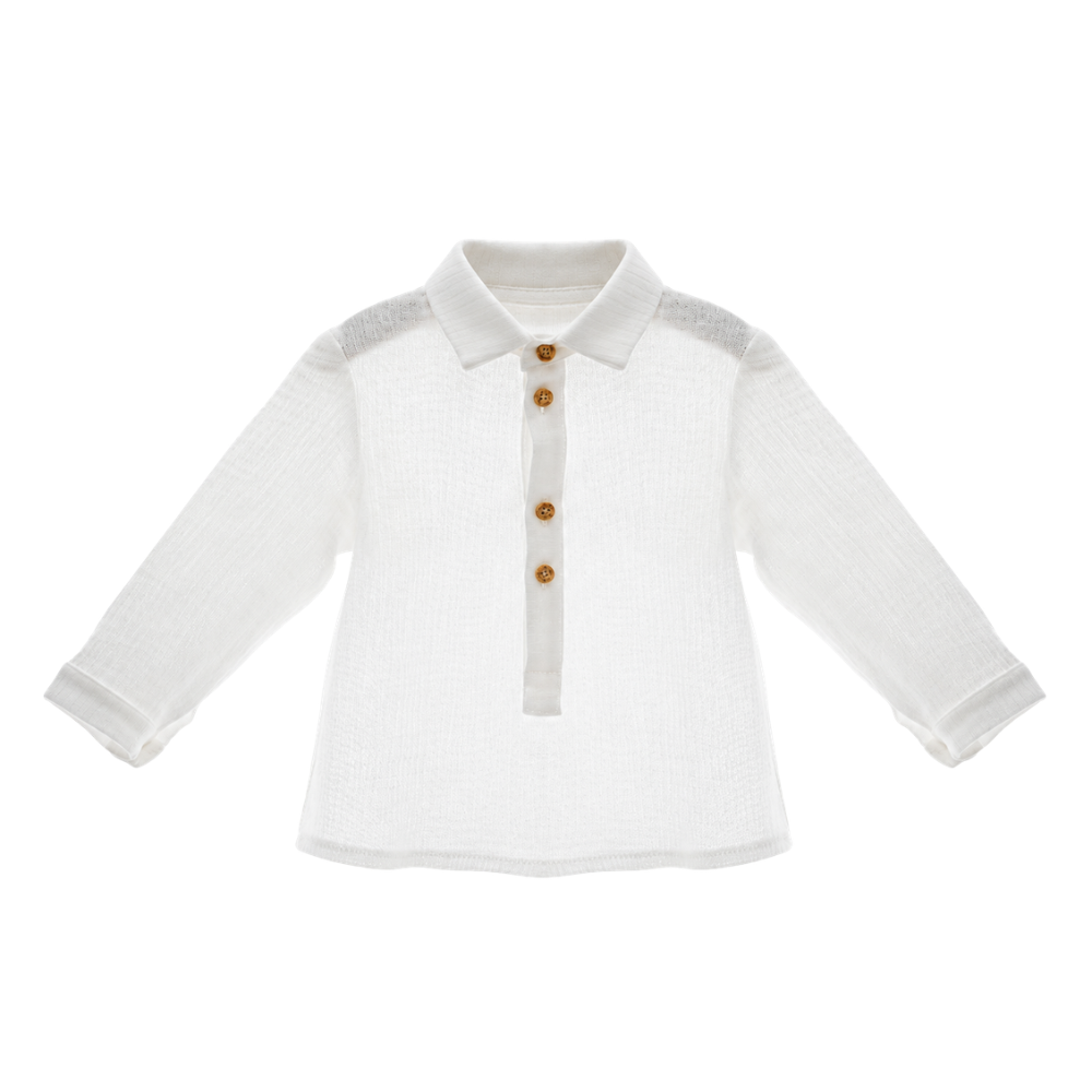 Camisa Branca menino - Yoedu