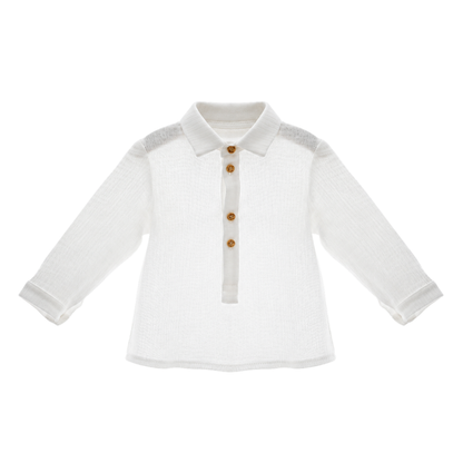 Camisa Branca menino - Yoedu
