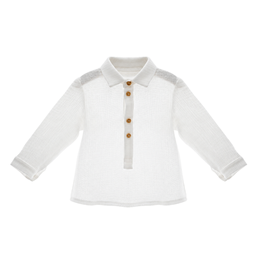 Camisa Branca menino - Yoedu