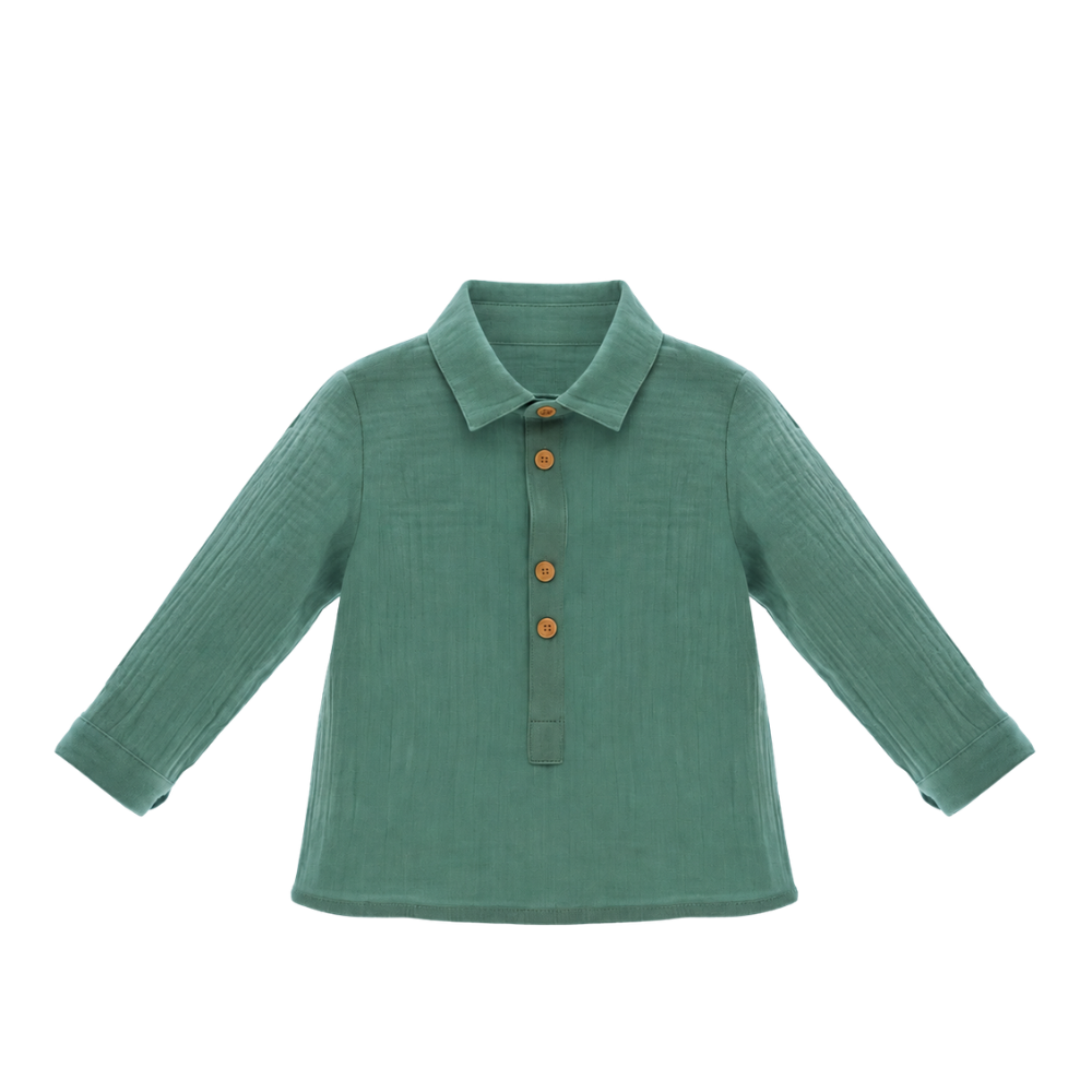 Camisa menino verde - Yoedu