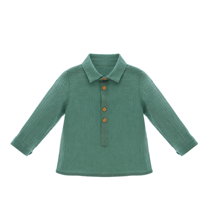 Camisa menino verde - Yoedu