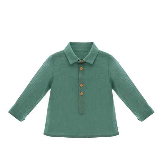 Camisa menino verde - Yoedu