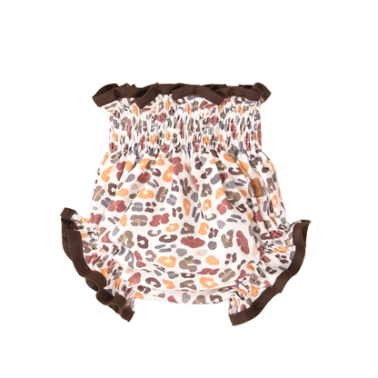 Tapa-Fraldas para Bebé Animal Print com Folhos - José Varón