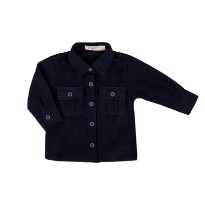 Camisa Bebé Bombazine Azul-Marinho - EMC