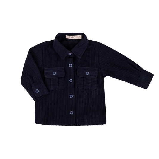 Camisa Bebé Bombazine Azul-Marinho - EMC