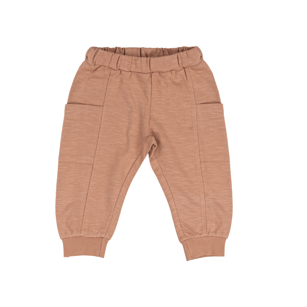 Calças Criança Camel com Bolsos - EMC