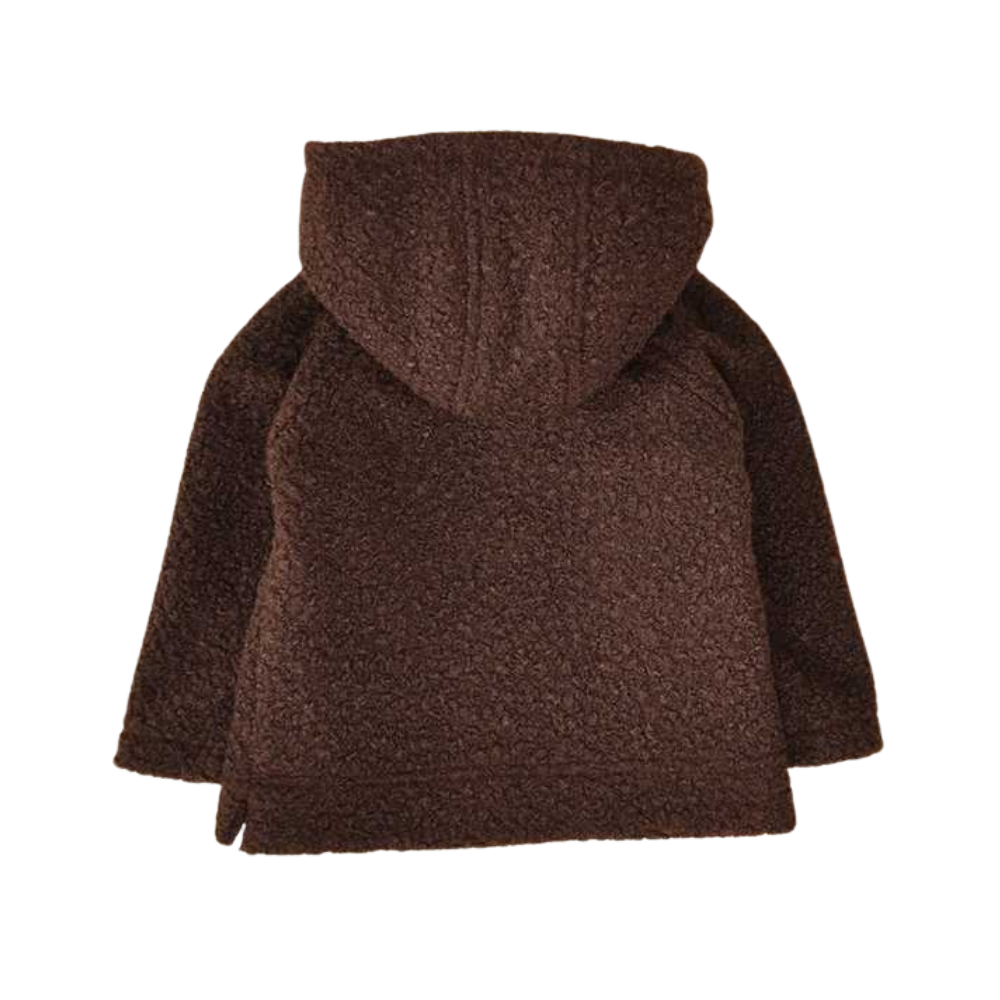Camisola Castanha com Capuz e Bolso - José Varón