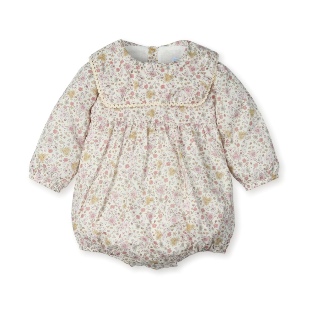 Fofo Bebé Floral com Gola Grande - Mac Ilusión